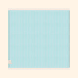 Yaprak Pure Cotton Blanket In Powder Blue