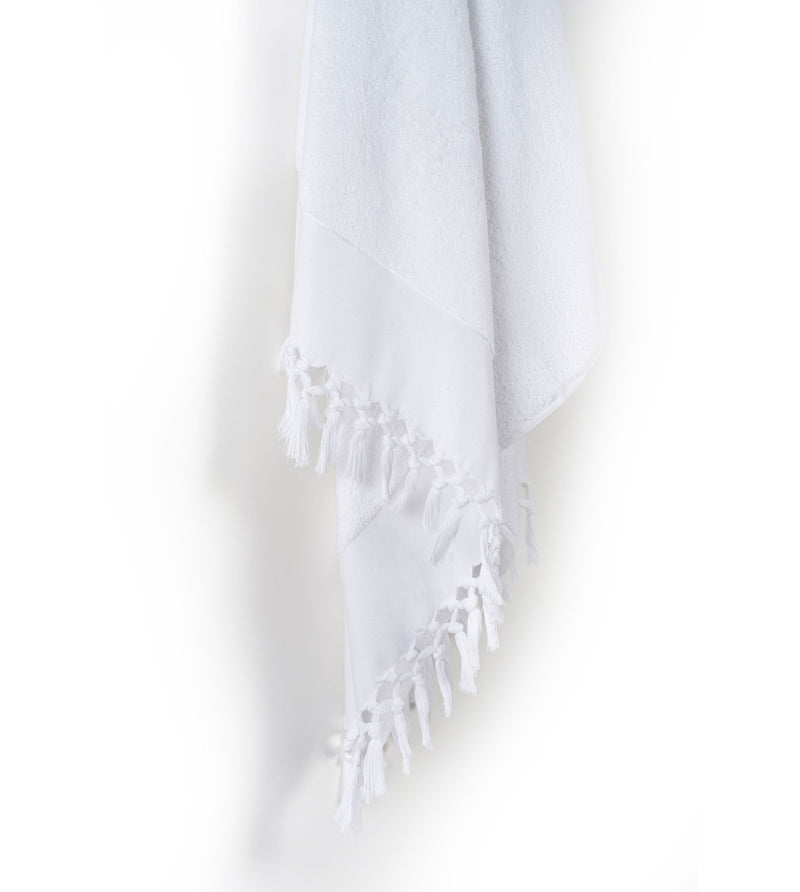 Plush & Bare Bath Towel In White